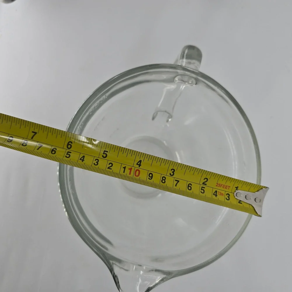 Pampered Chef 4 Cup Glass Measuring Batter Bowl Clear Prep Pitcher 1 Litre